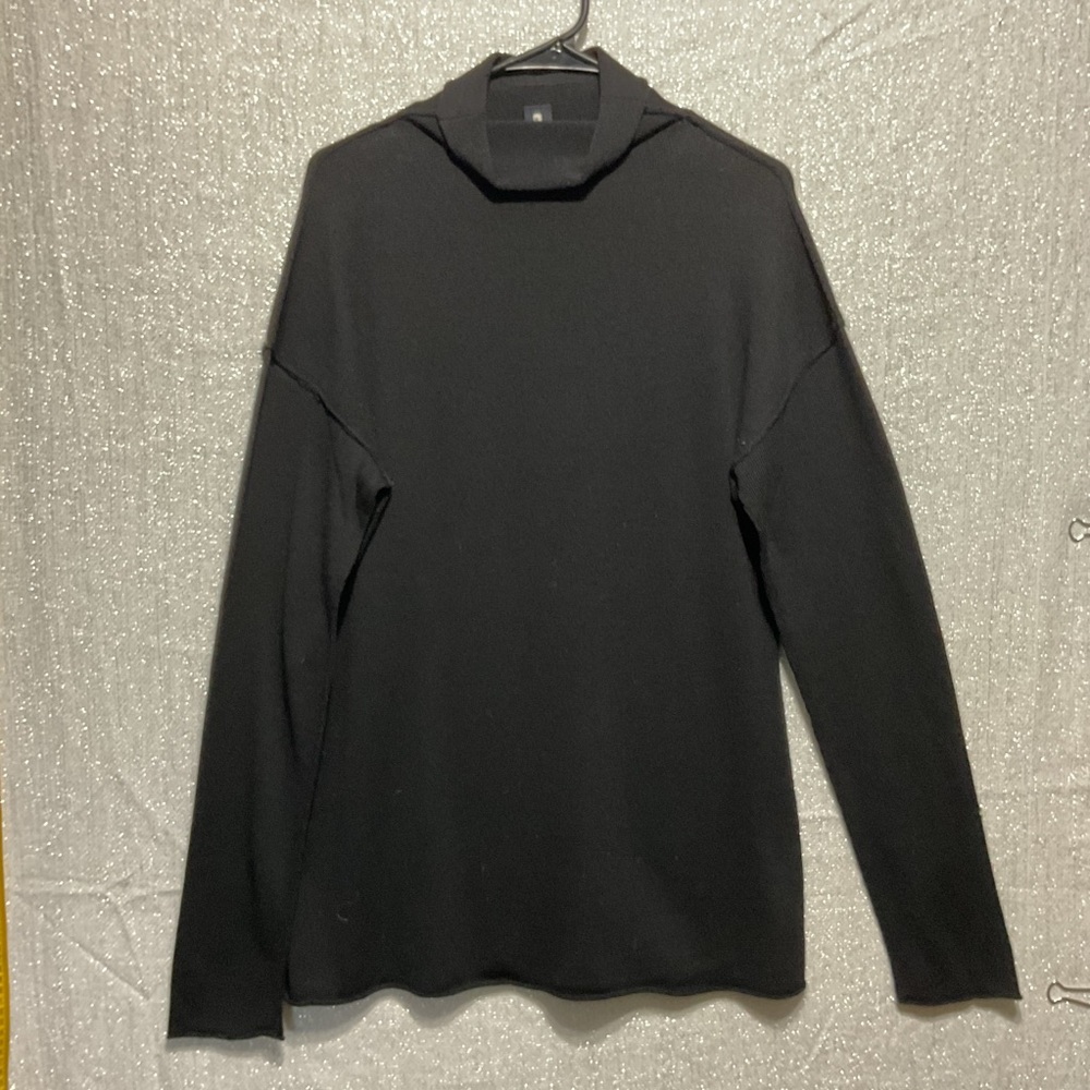 Banana Republic Women’s Extra Fine Italian Merino Wool Blend Mock Neck Sweater L